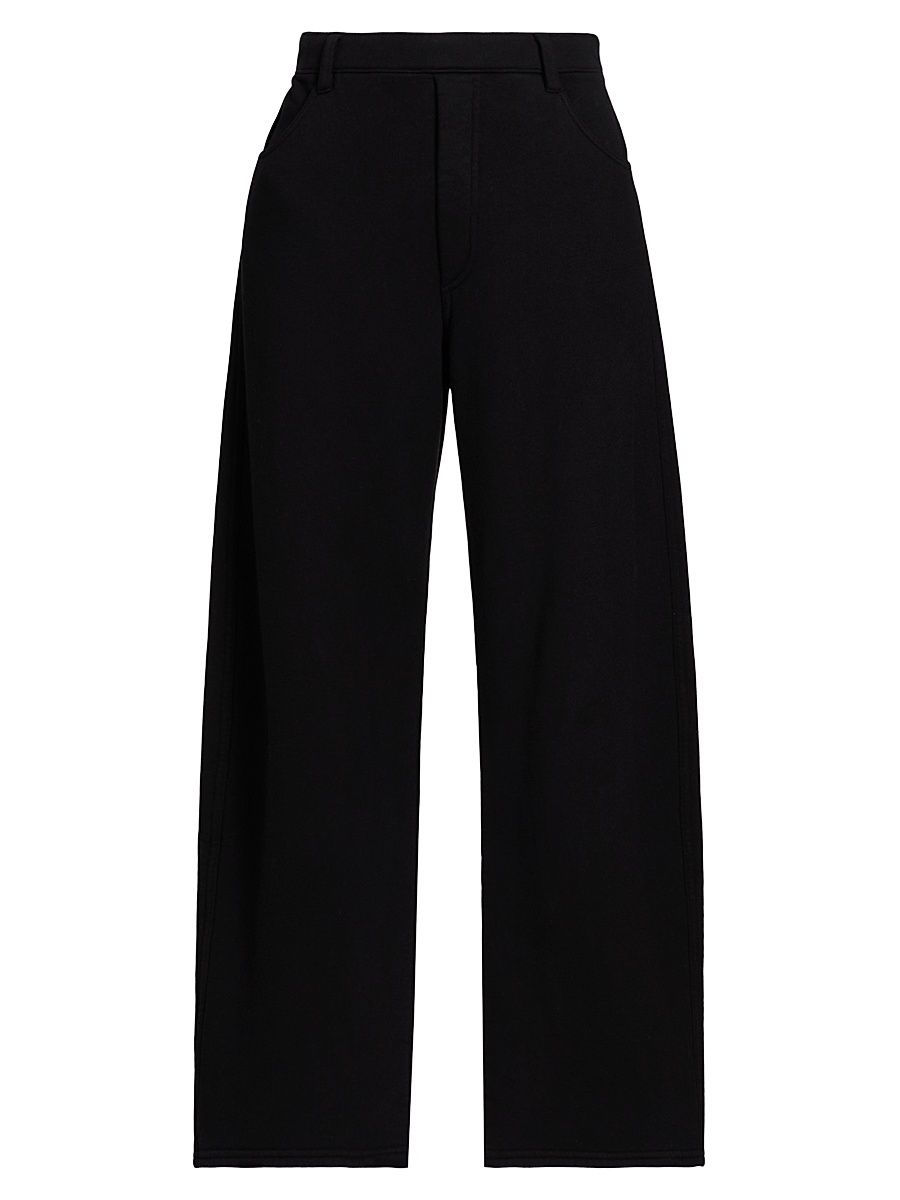 Women's Tribeca Barrel-Leg Sweatpants - Black - Size Large