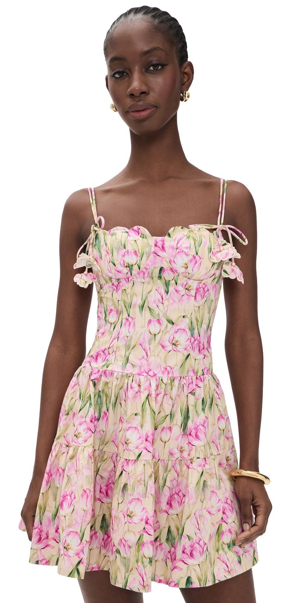 En Saison Arya Mini Dress Cantaloupe Pink L