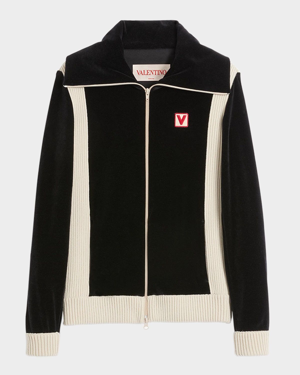 Men & apos;s VLogo Paneled Track Jacket