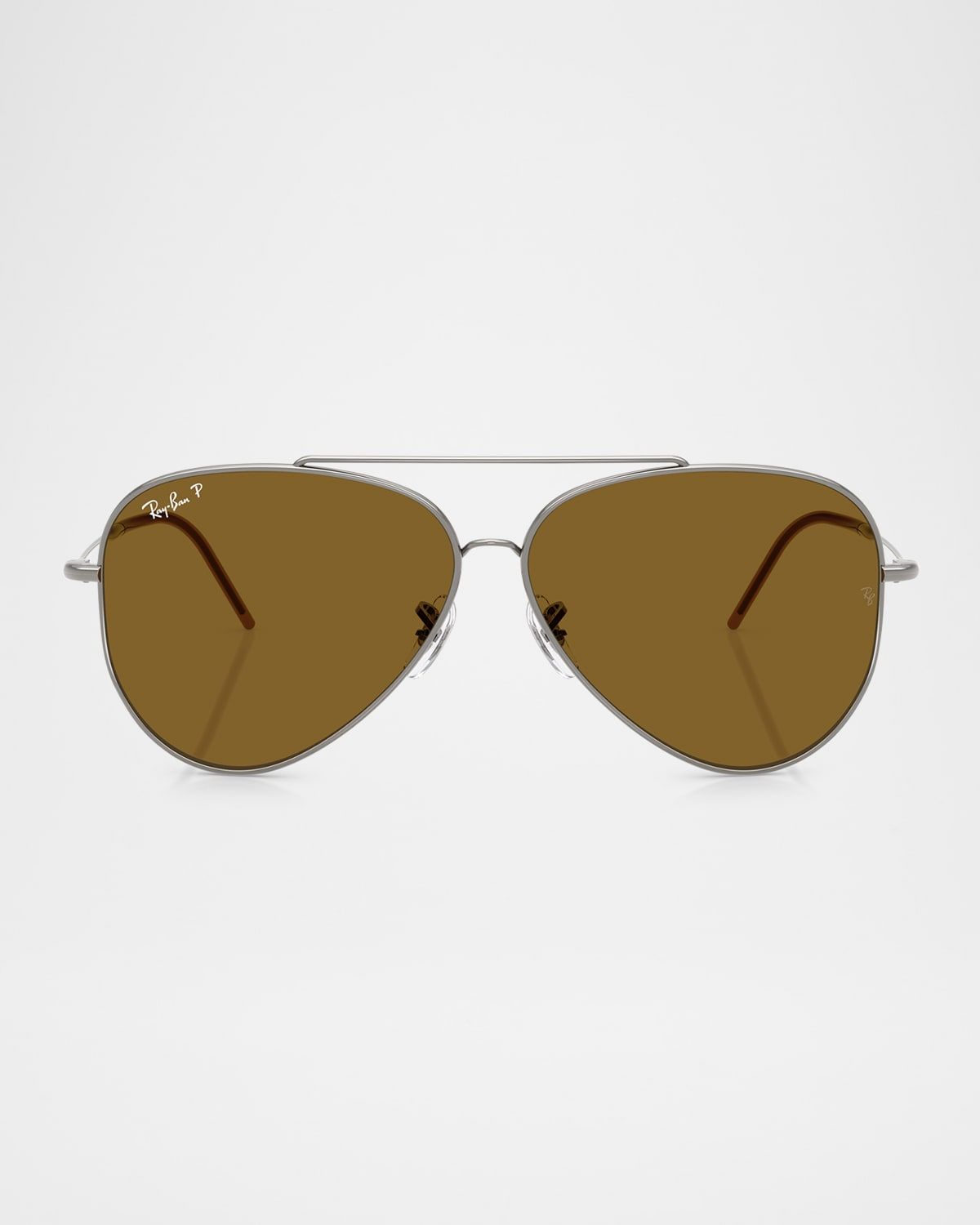 Metal & Plastic Aviator Sunglasses, 59MM