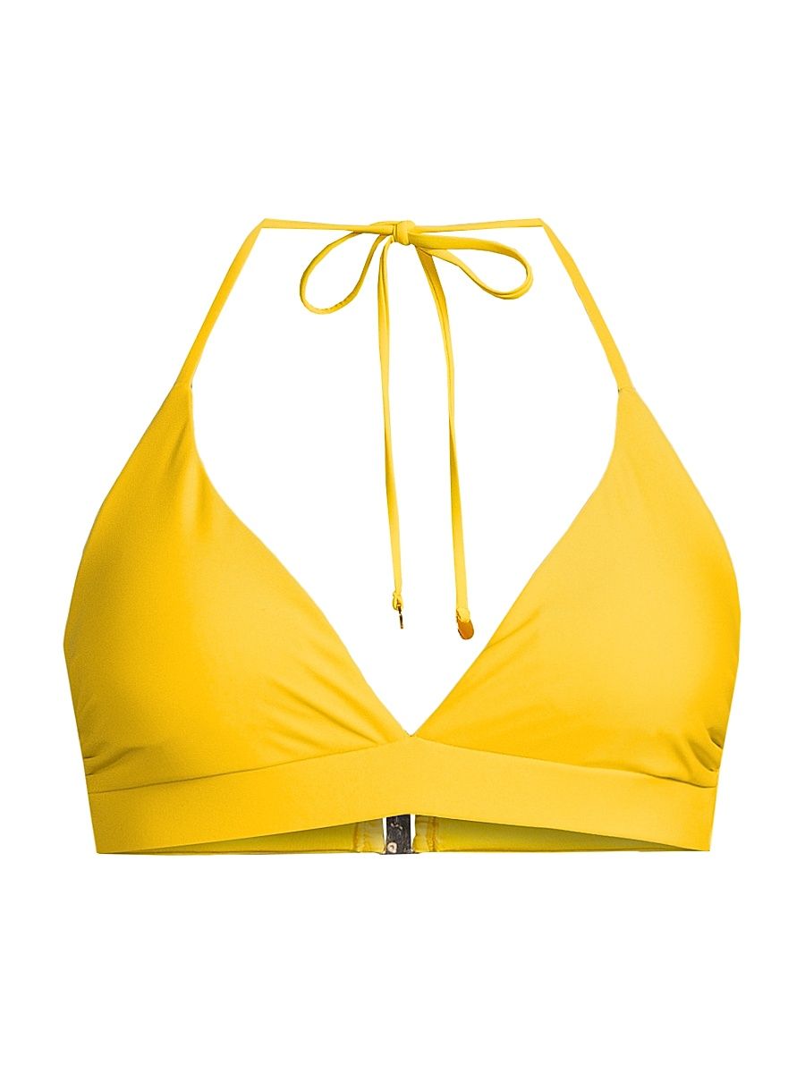 Women's Gari Triangle Bikini Top - Sunglow - Size XL