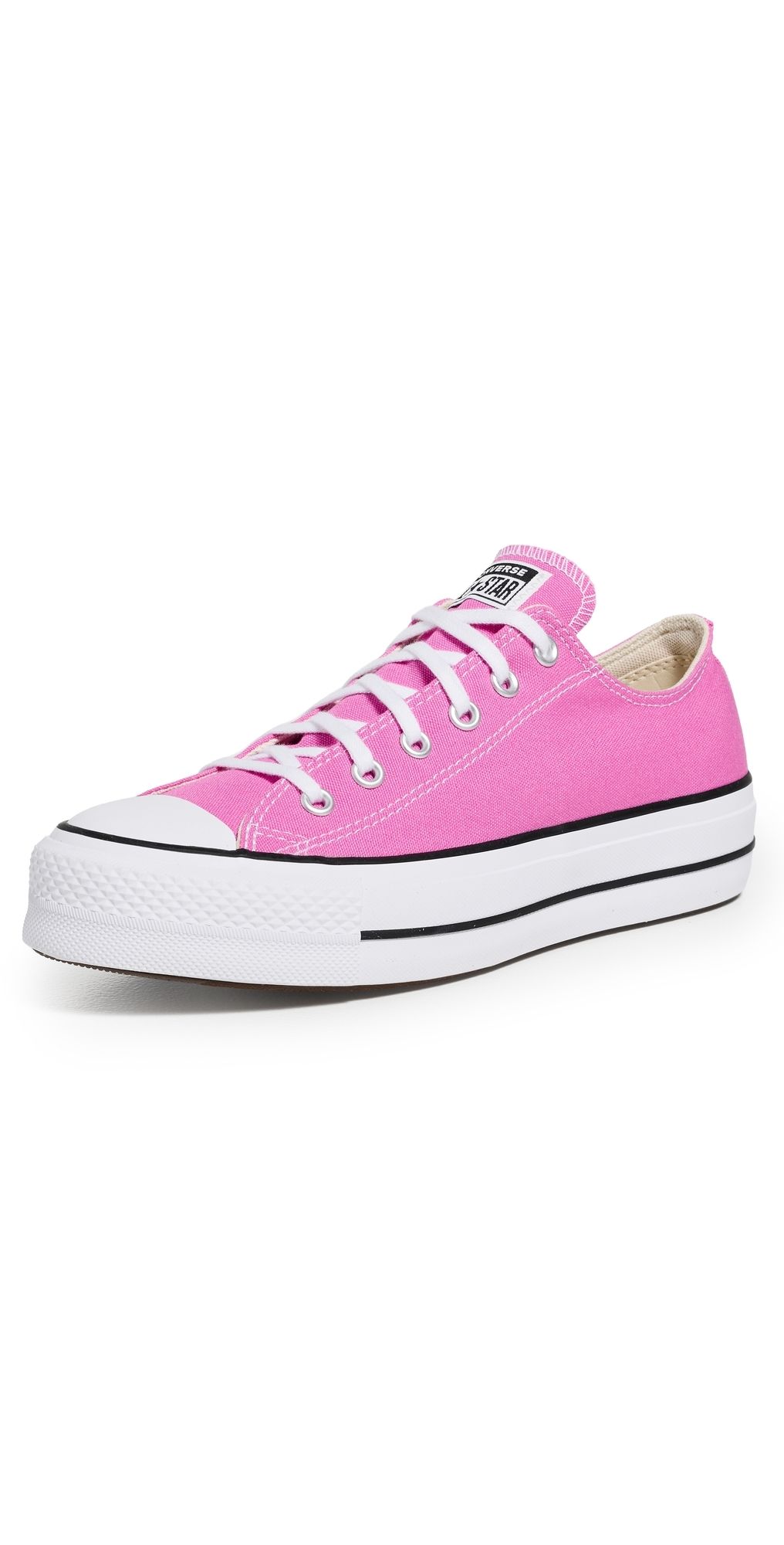 Converse Chuck Taylor All Star Lift Platform Sneakers Shocking Orchid/White/Black 6.5
