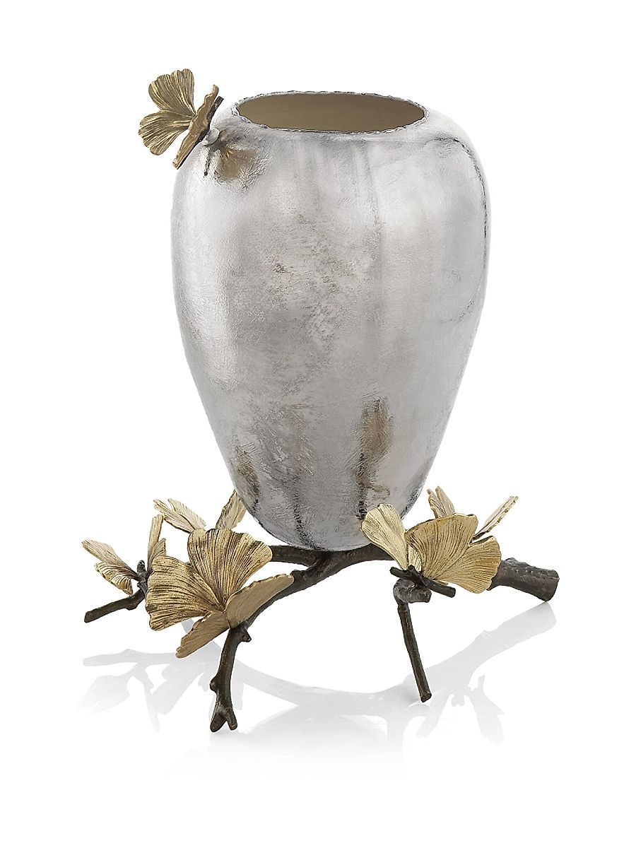 Butterfly Ginkgo Vase