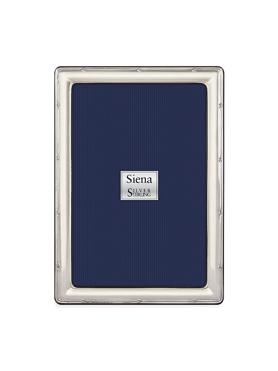 Siena Sterling Silver Knot Frame - Silver - Size Small