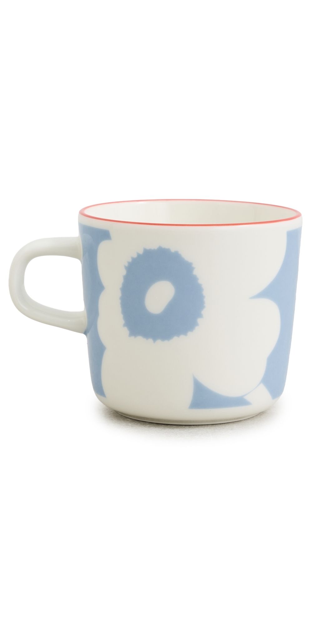 Marimekko Oiva Juhla Unikko Coffee Cup White/Light Blue/Orange Red One Size