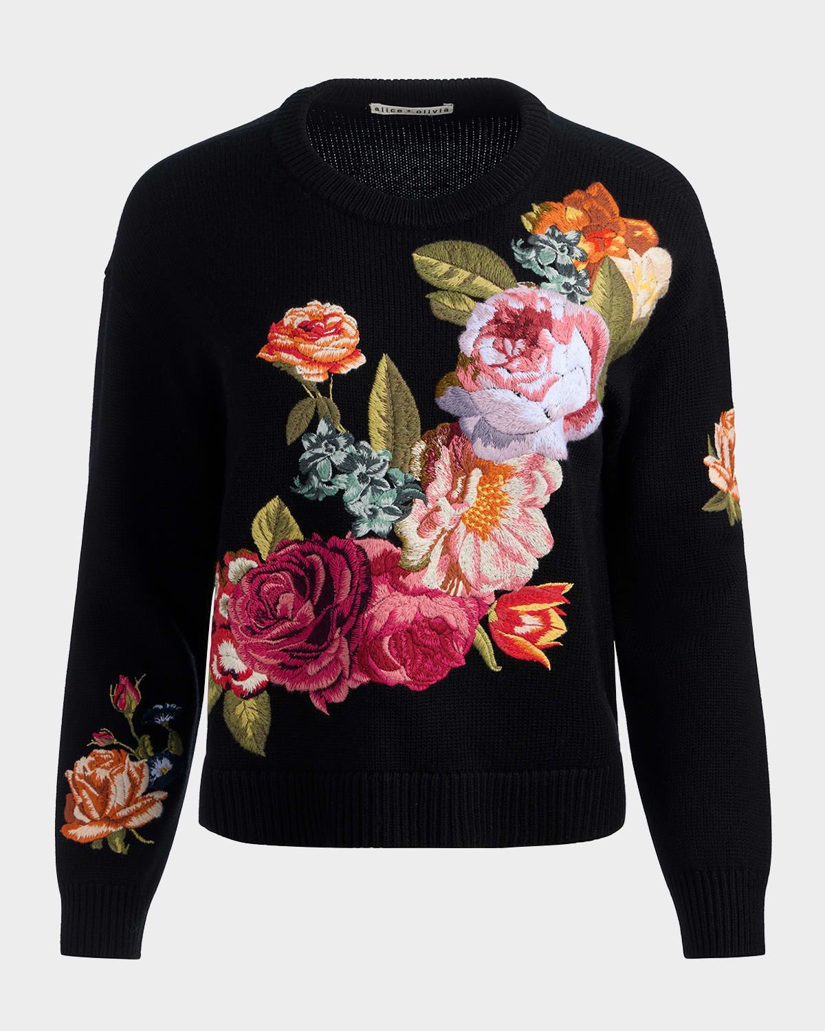 Belva Floral Jacquard Sweater
