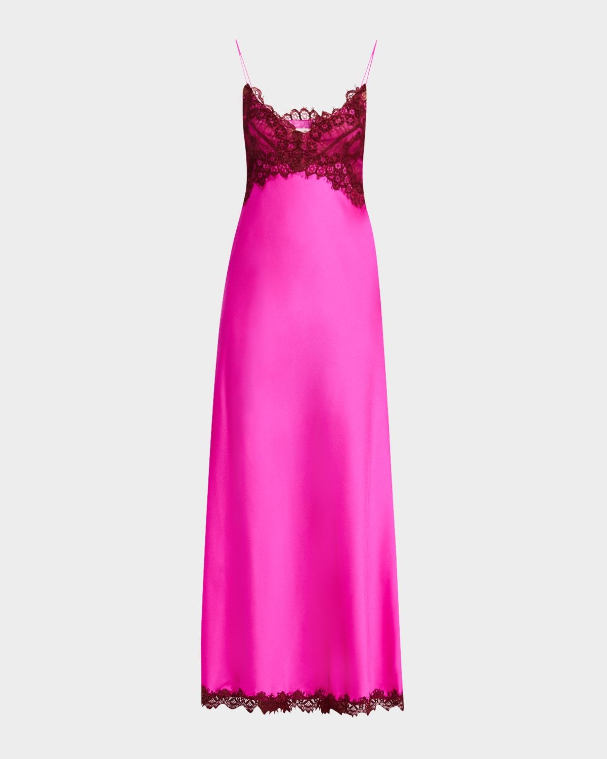 Ameliane Lace-Trimmed Slip Dress