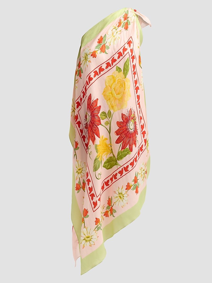 Women's Ammama Multiway Scarf Blouse Dress - Blush Floral - Size XL
