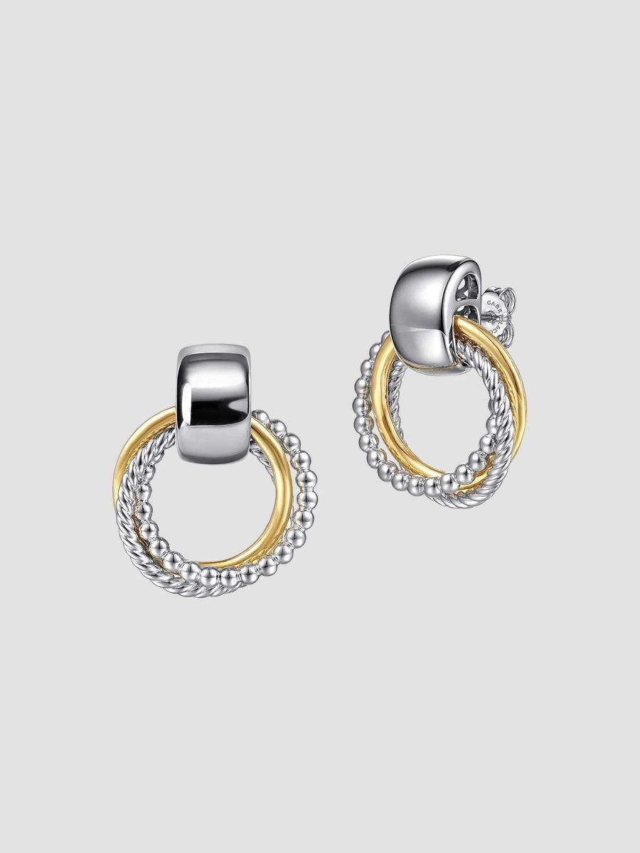 Gabriel & Co Women's 14K Yellow Gold & Sterling Silver Drop Earrings - Gold