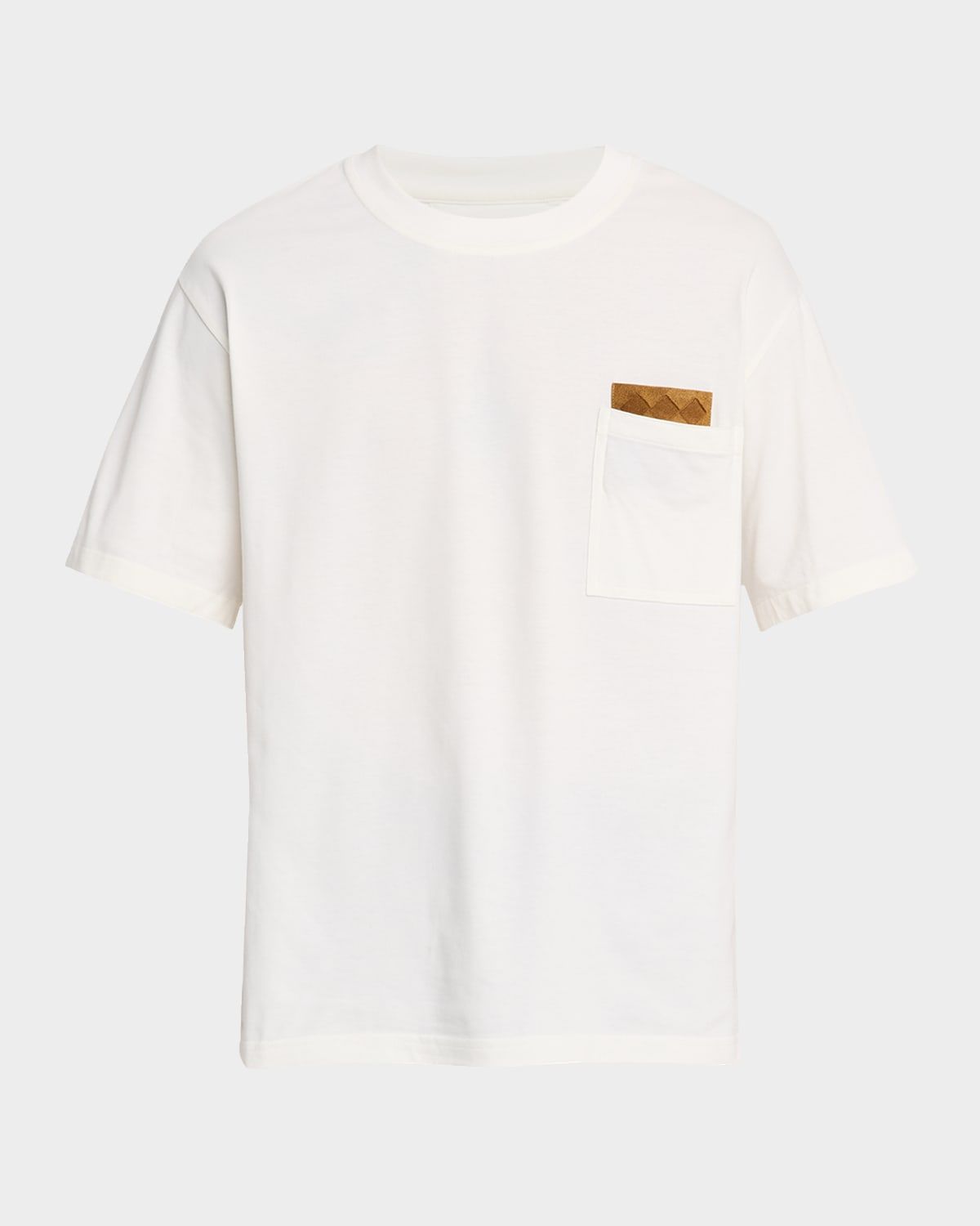 Men & apos;s Pima Cotton Jersey Intrecciato-Pocket T-Shirt