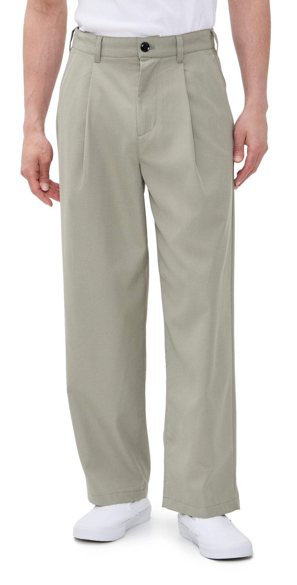 Obey Otis Pleated Pants Dried Sage 34