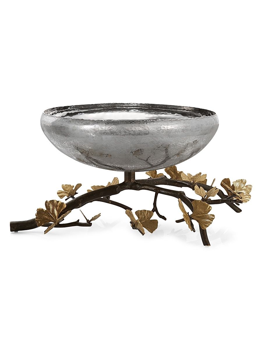 Butterfly Ginkgo Centerpiece Bowl