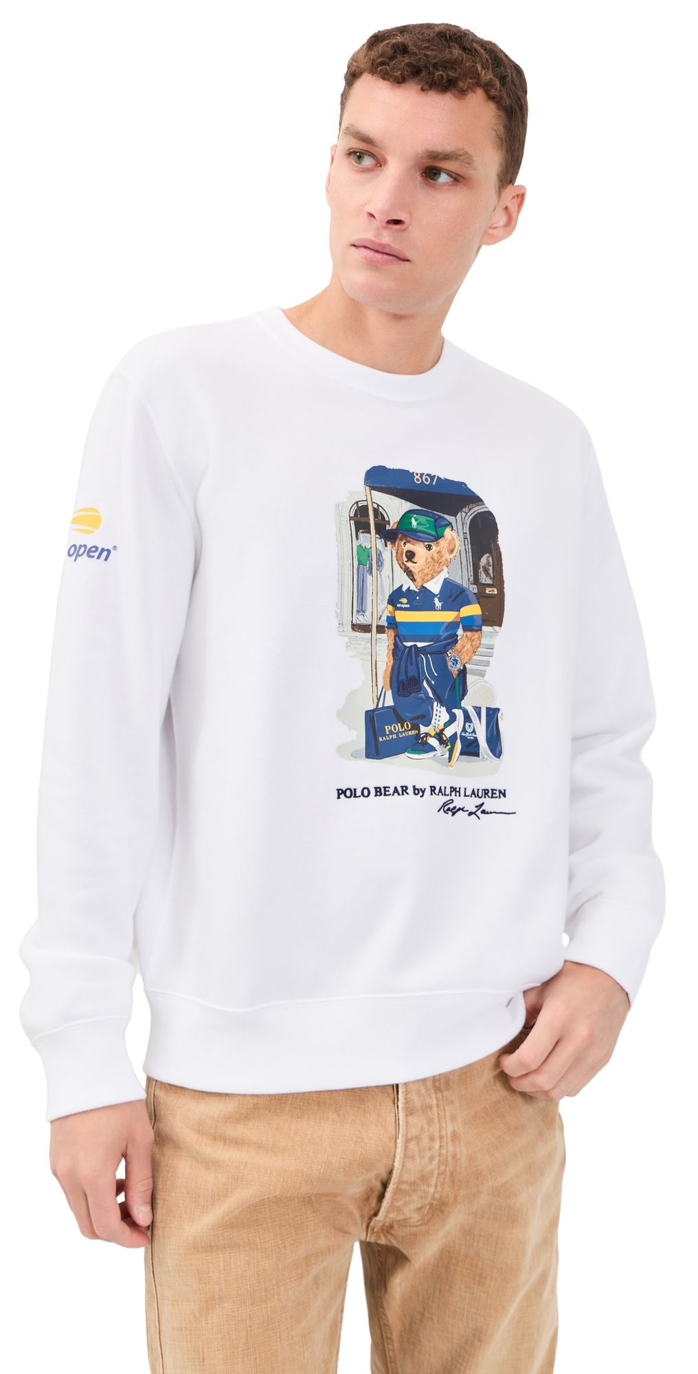 Polo Ralph Lauren Polo Ralph Lauren x US Open Bear Sweatshirt White S