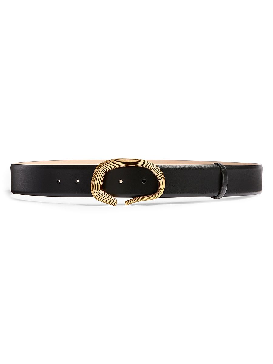 Women's Churro Leather Belt - Black - Size XL