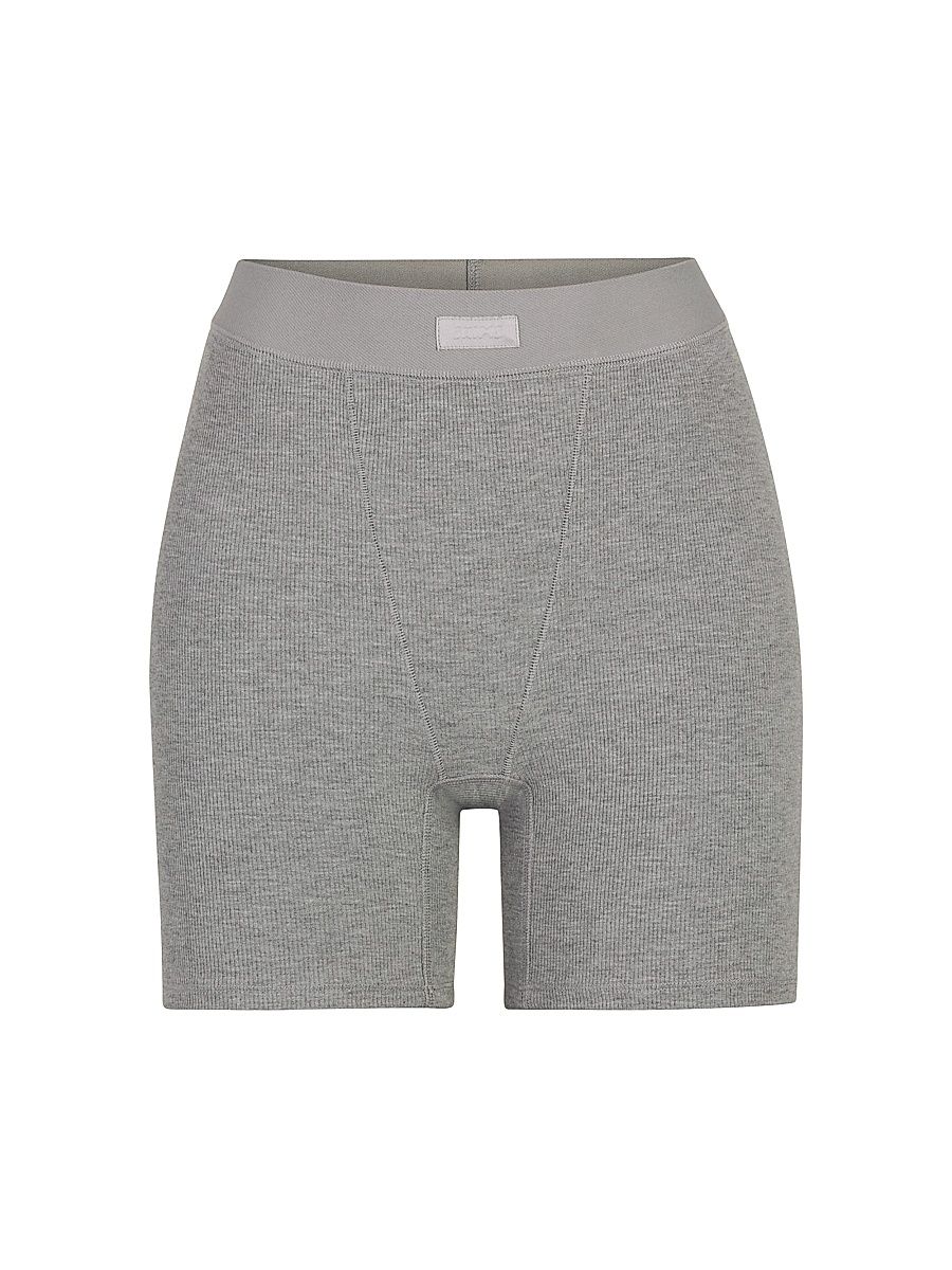 Women's Soft Lounge Boxer - Heather Gray - Size Medium