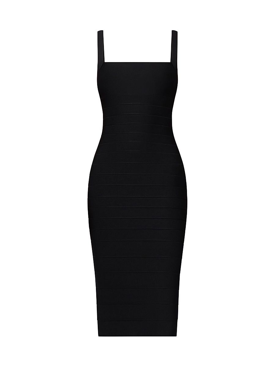 Women's The Neri Bandage Midi-Dress - Black - Size XS