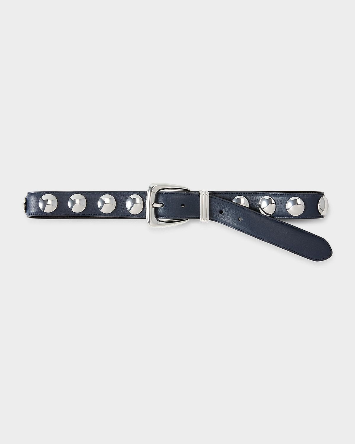 Arch Studded Leather Belt