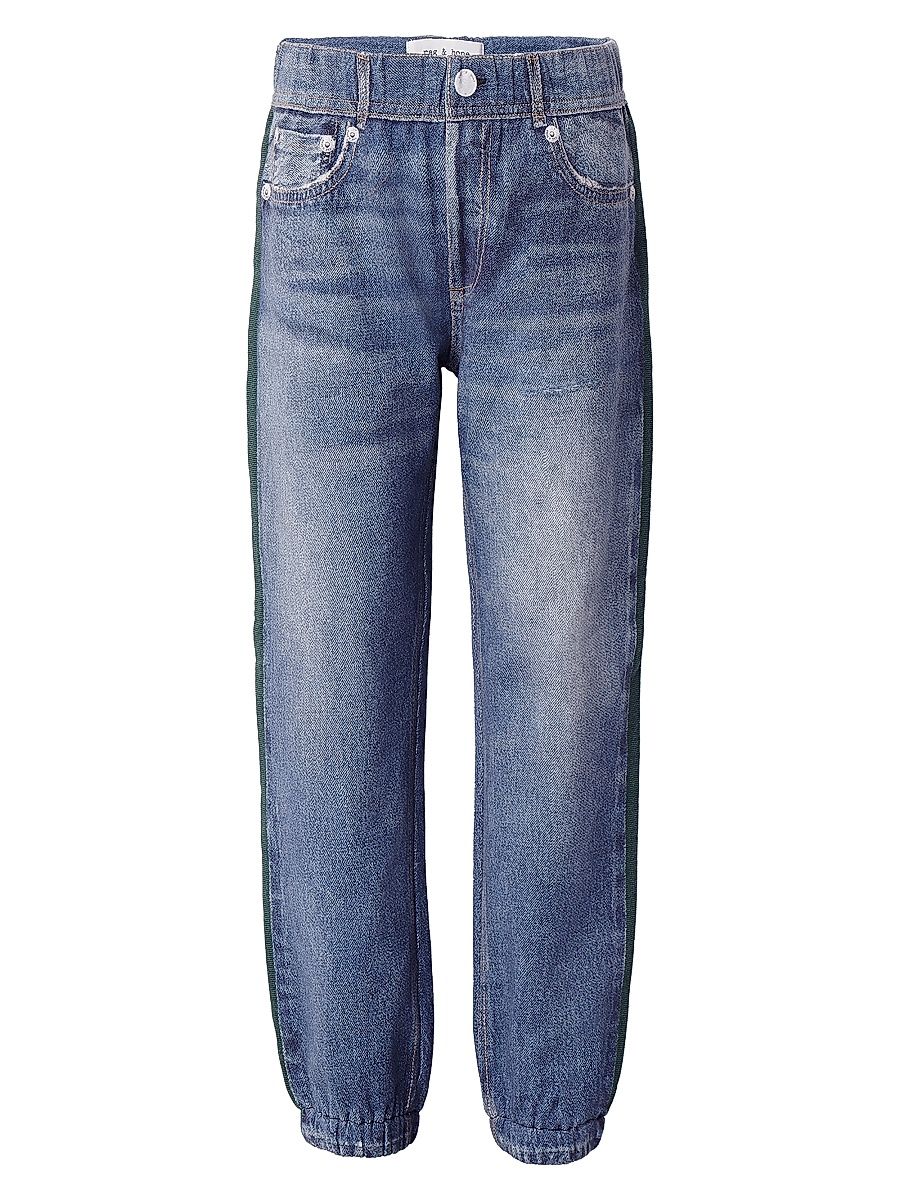 Baby's, Little Kid's & Kid's Mini Miramar Terry Cotton-Blend Track Joggers - Green - Size 9