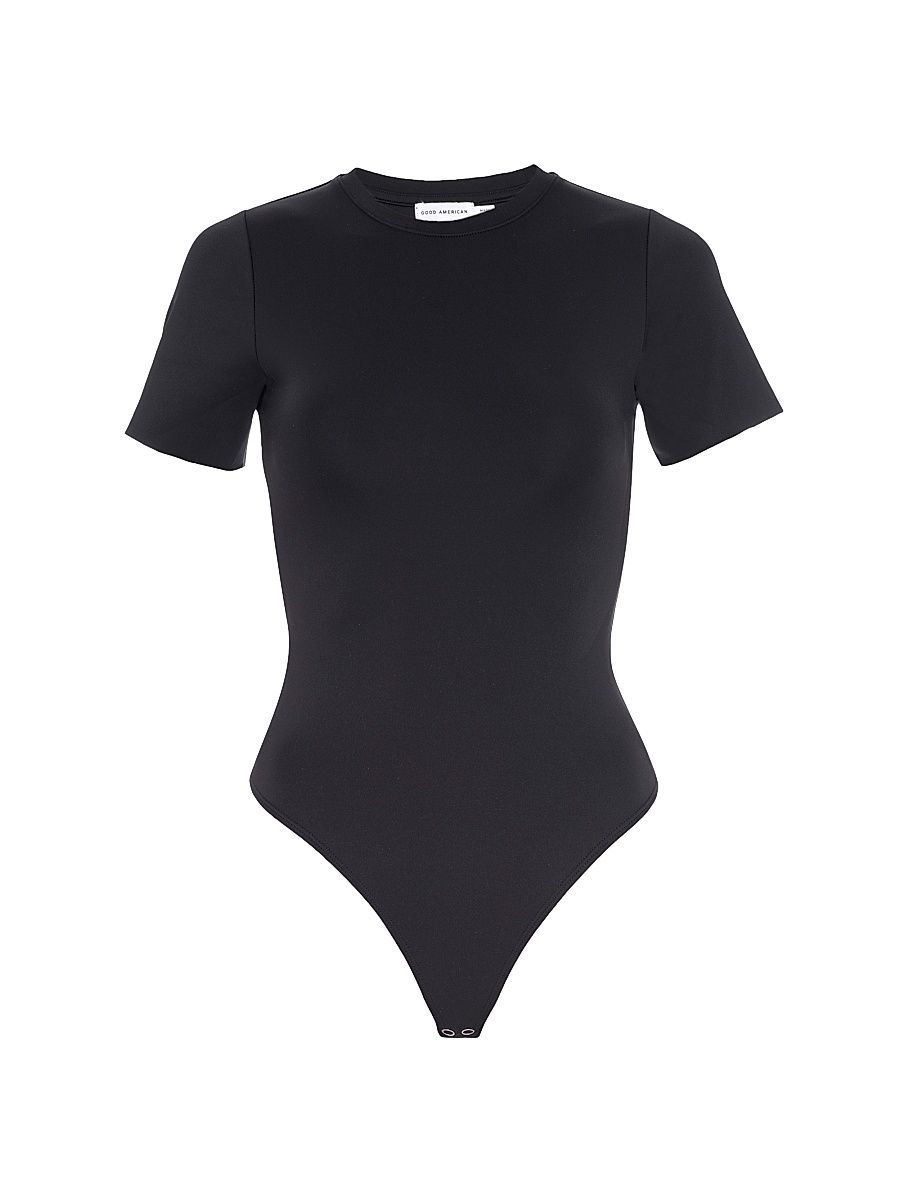 Women's Sculpting Tee Bodysuit - Black - Size XXXXXL