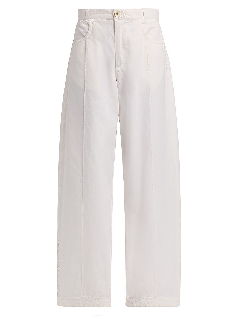 Women's Bender Cotton Chino Pants - Worn Off White - Size 34