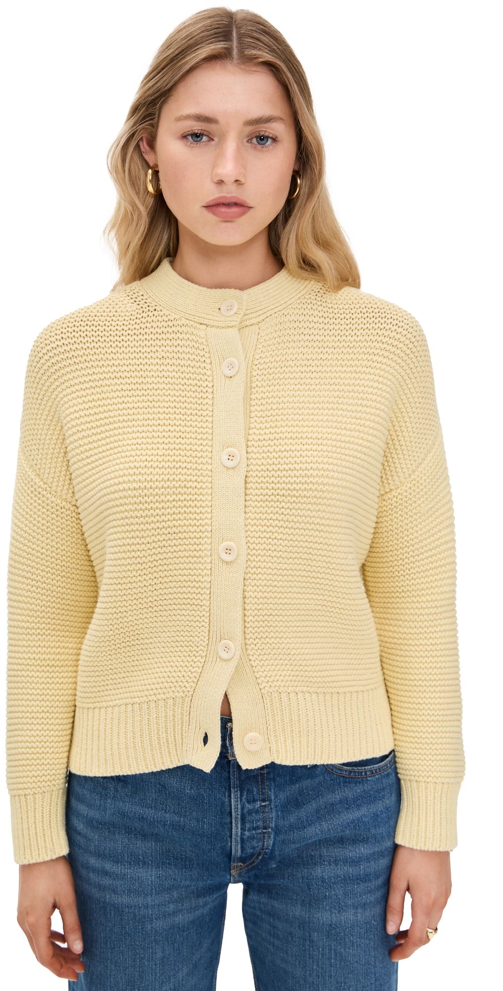 Alex Mill Nico Chunky Cardigan Butter XL