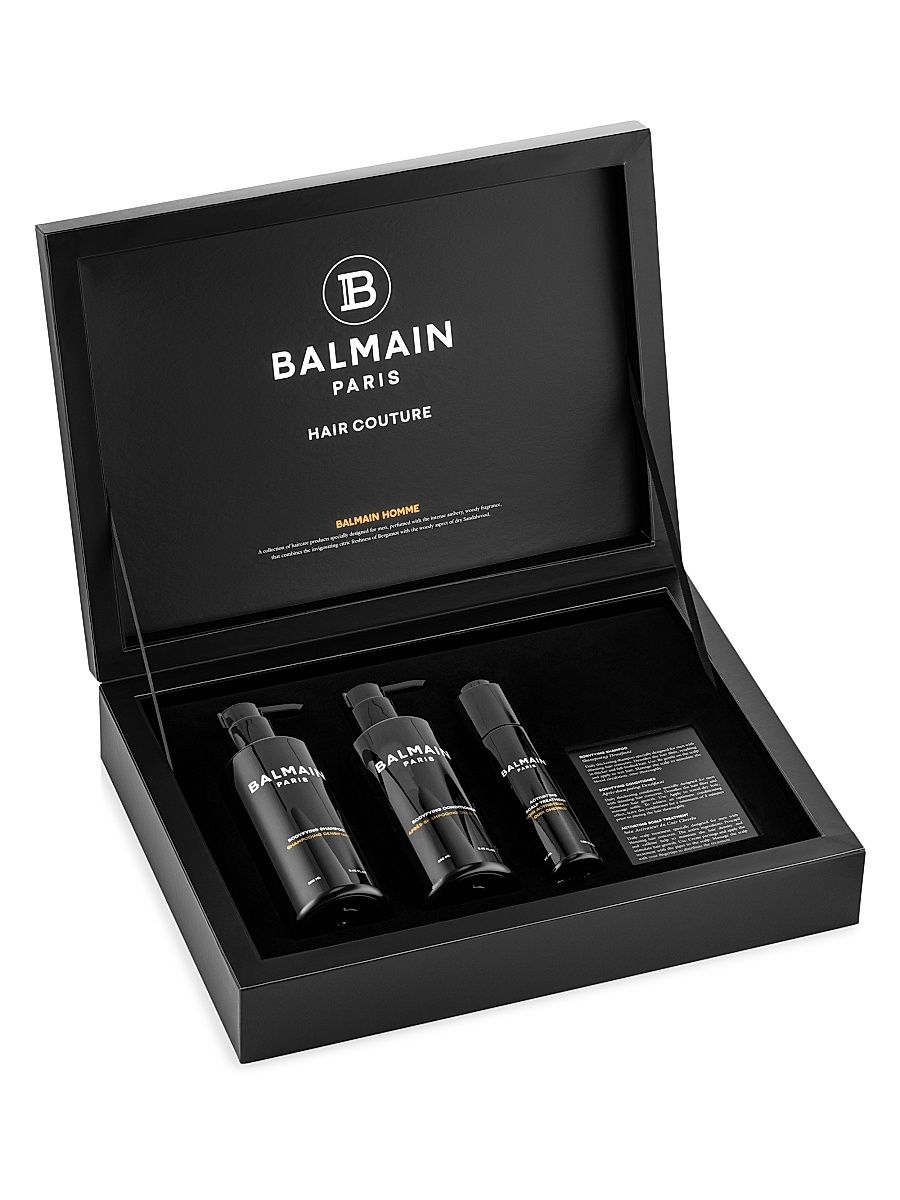 Men's Homme 3-Piece Shampoo, Conditioner, & Activating Scalp Treatment Gift Set