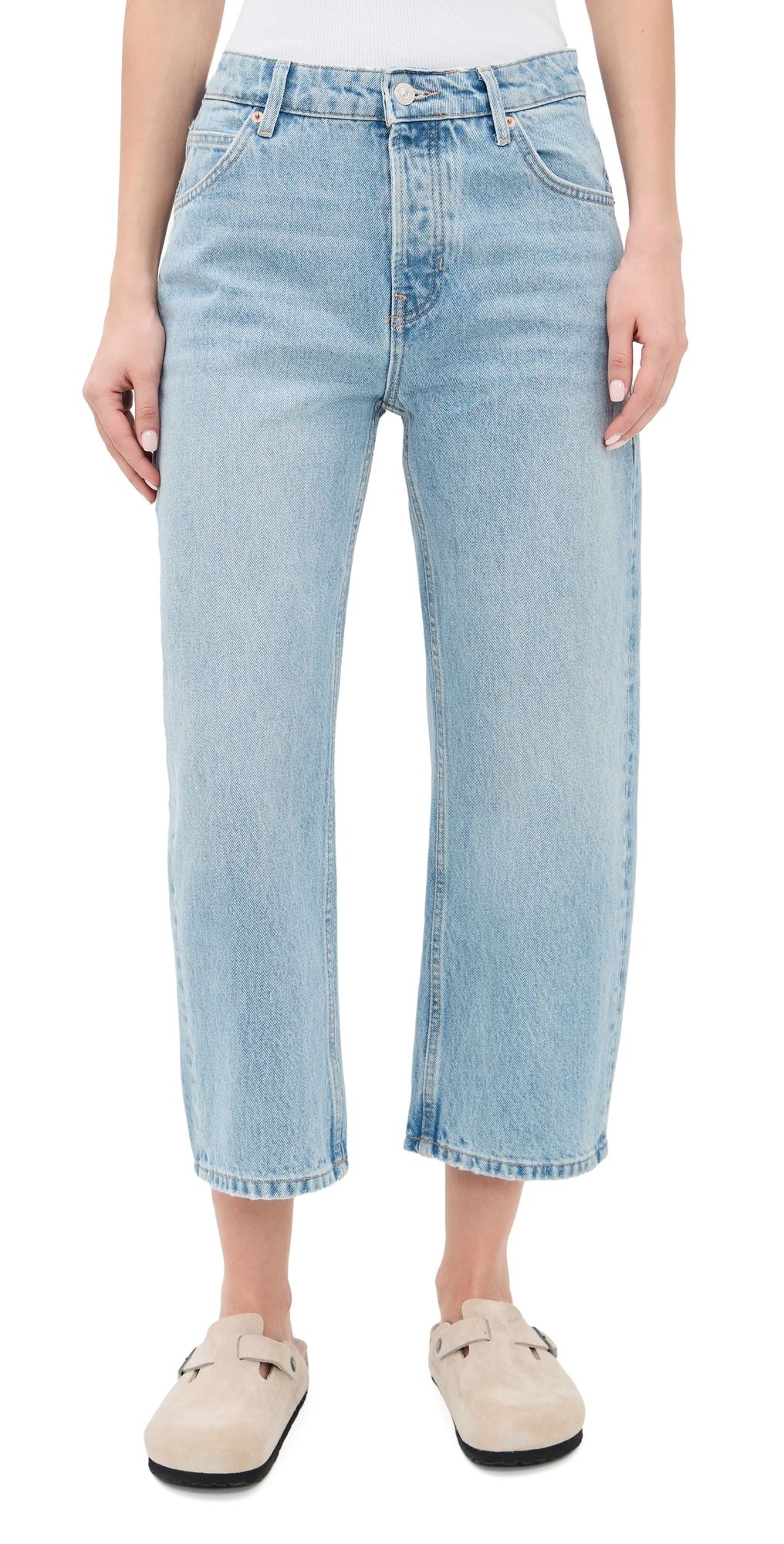 Free People Deep Trance Dropped Boyfriend Jeans Sweet Dreams 31
