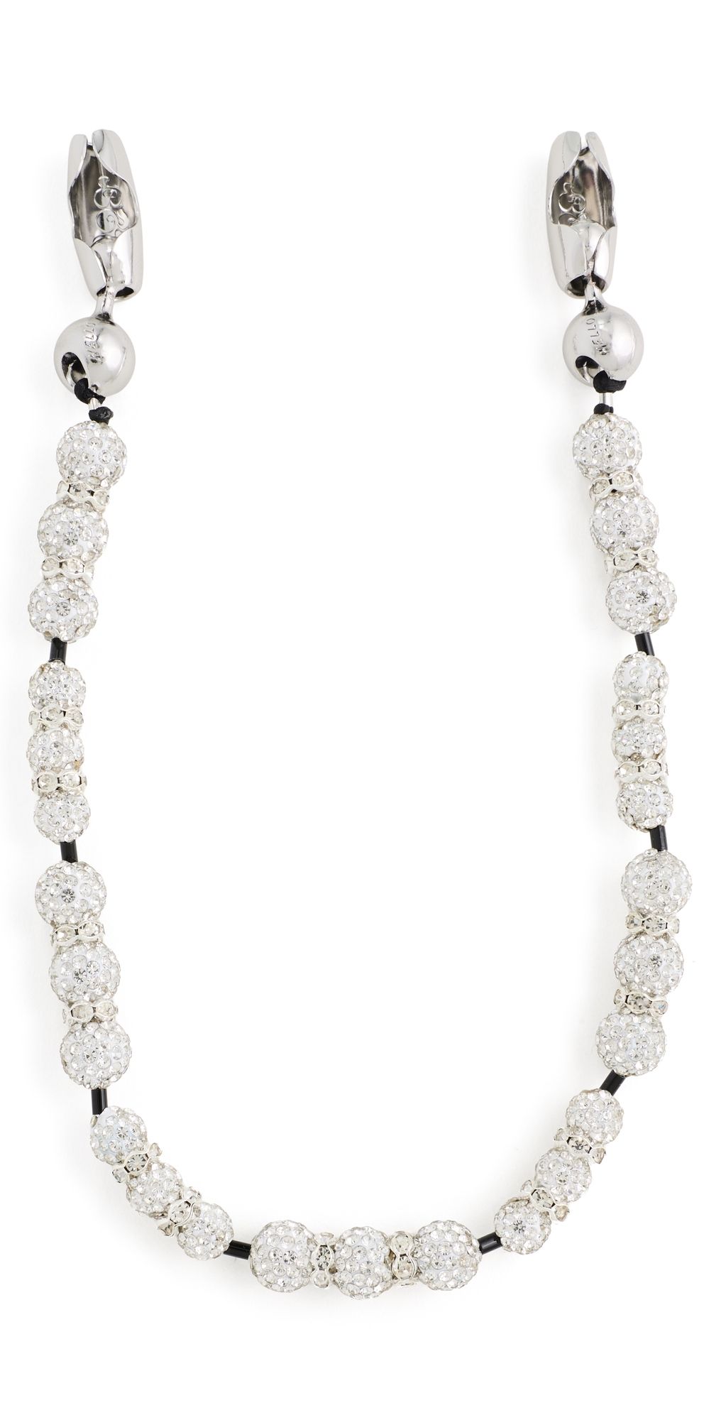 Ossa Luster Pave Wristlet Diamond White One Size