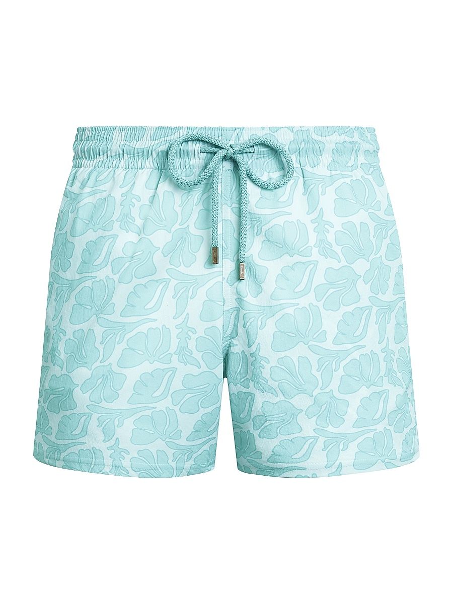 Men's Seashells Stretch Swim Shorts - Blanc - Size XXL