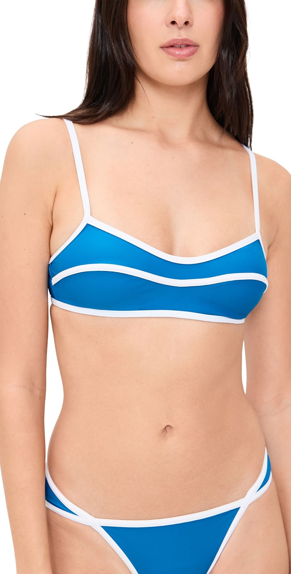 Solid & Striped The Milani Bikini Top Cosmic Blue XL