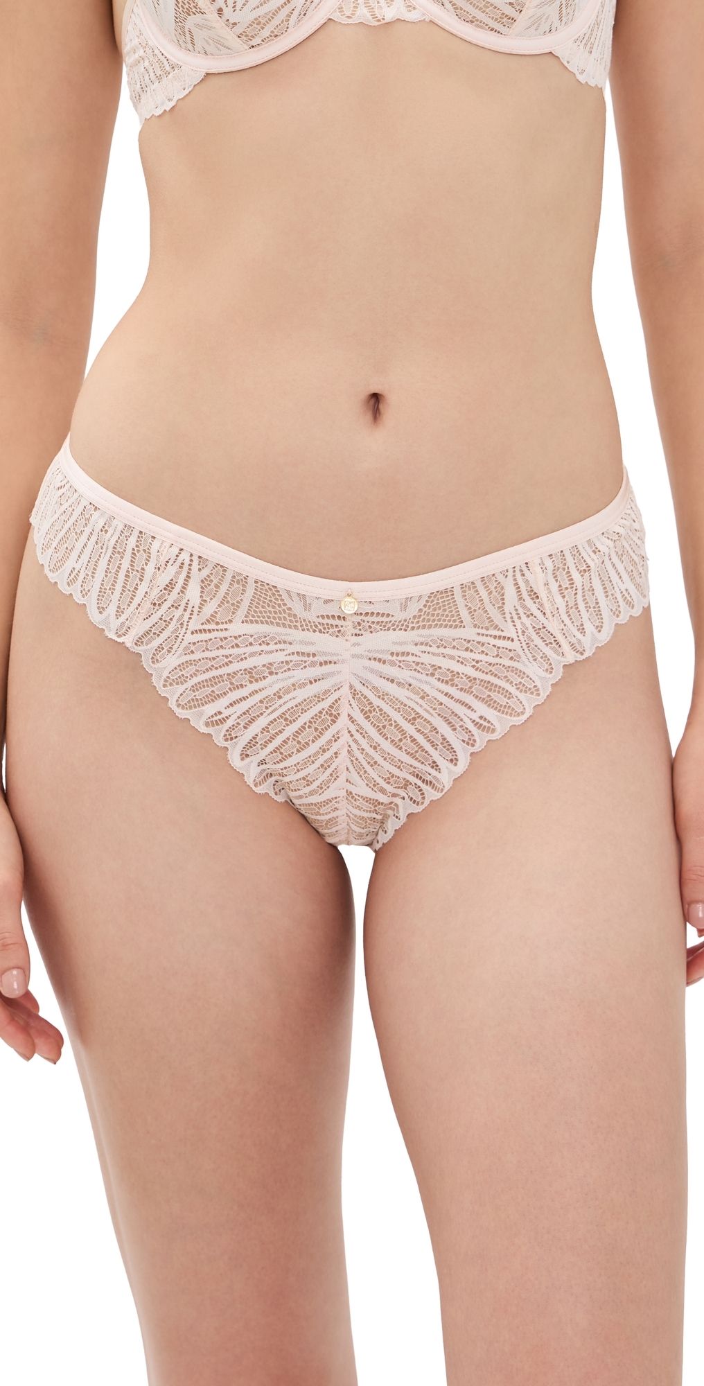 Bluebella Peyton Thong Pearl Pink M
