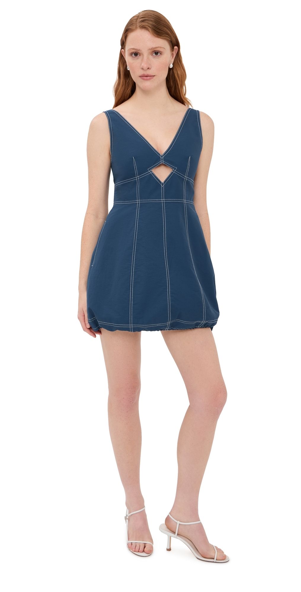 SIMKHAI Renee Mini Dress Dark Indigo 12