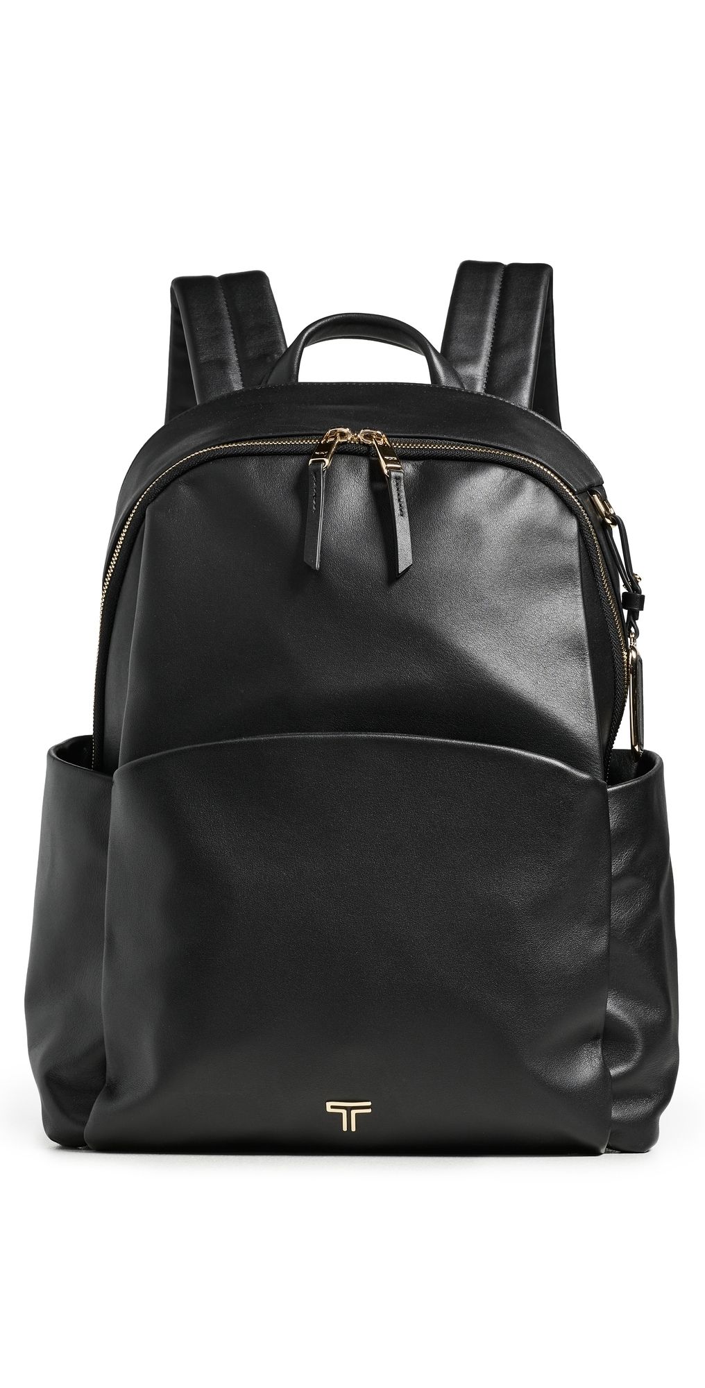 TUMI Raina Large Backpack Black/Light Gold One Size