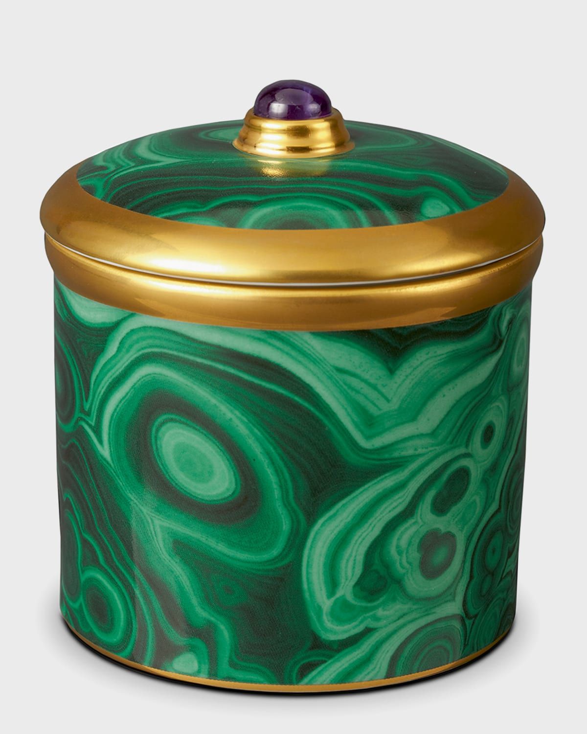 Malachite Candle