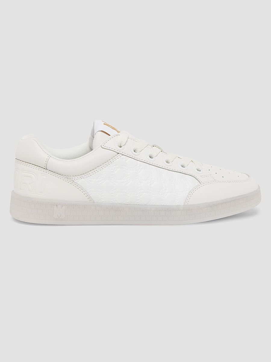 Men's Blvd Leather Low-Top Sneakers - White - Size 7
