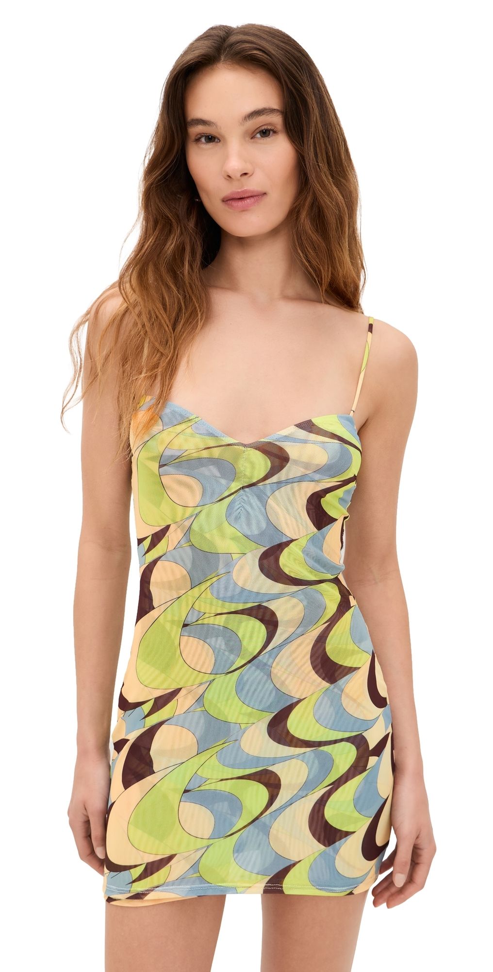 RESA Micro Mini Dress Palm Royale XL