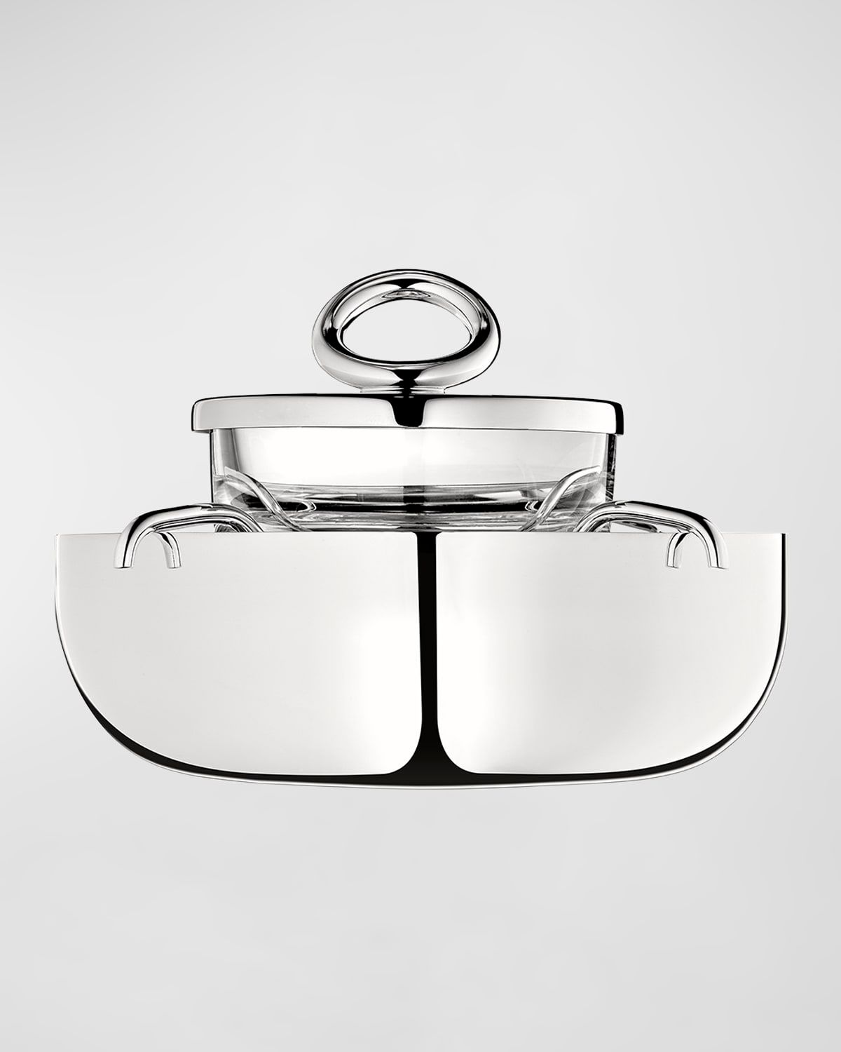 Vertigo Silver-Plated Caviar Set, Large
