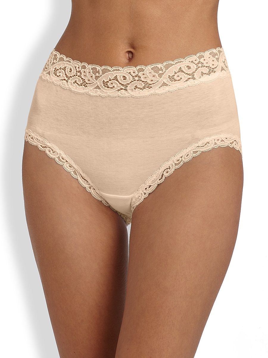 Women's Moments Full-Coverage Brief - Skin - Size Small