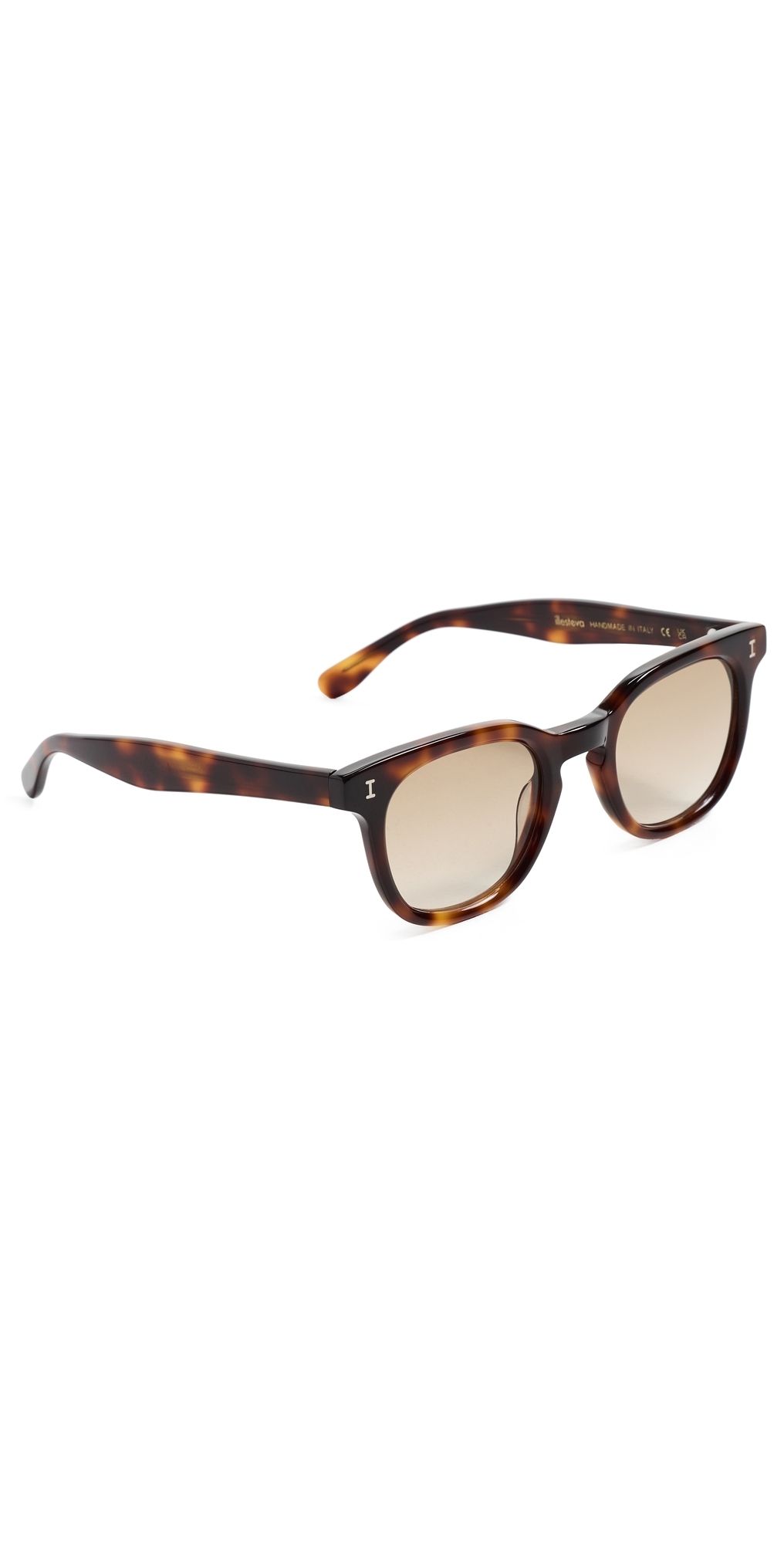Illesteva Veneto Sunglasses Havana/Taupe Flat Gradient One Size