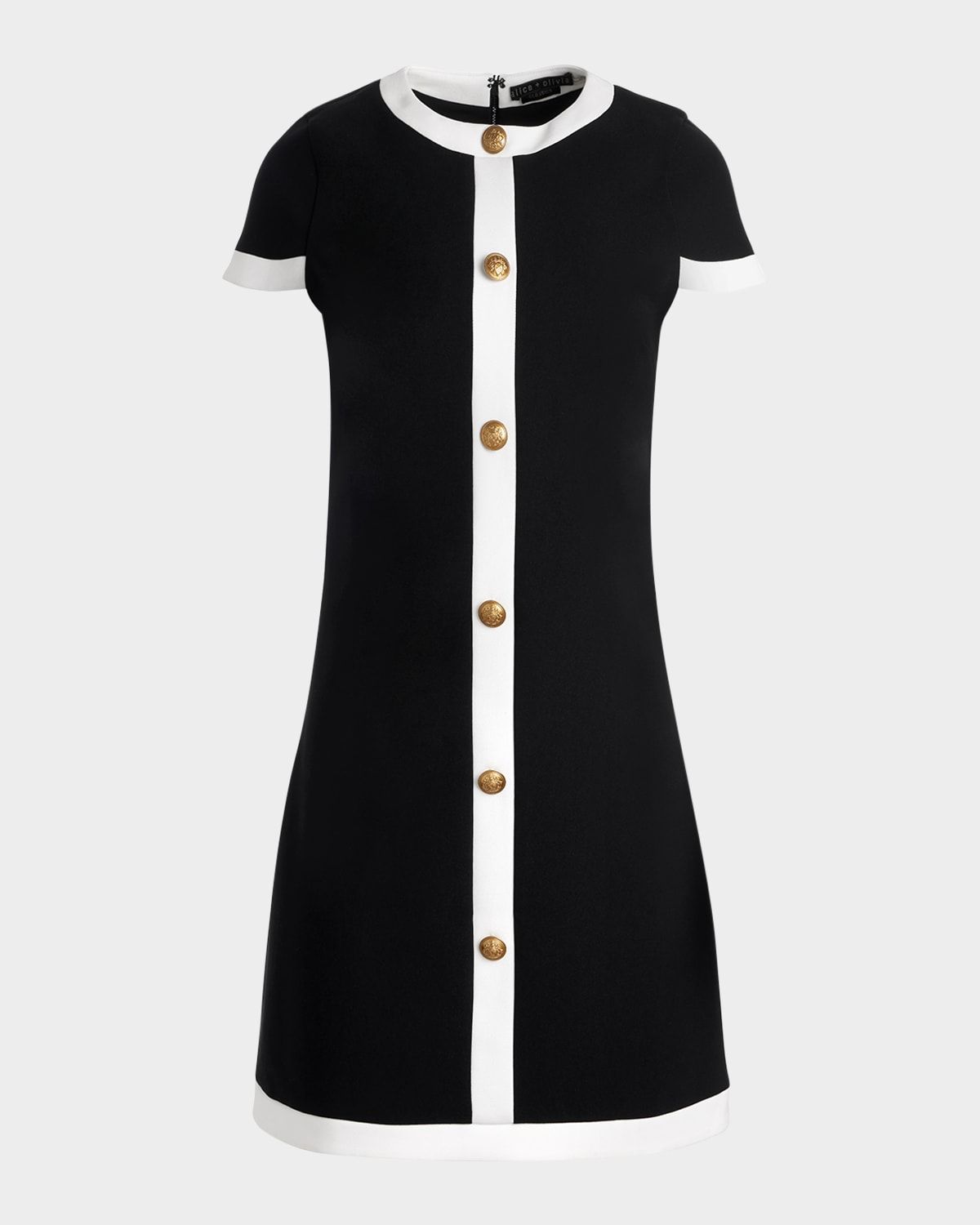 Coley Button-Front Mini Dress