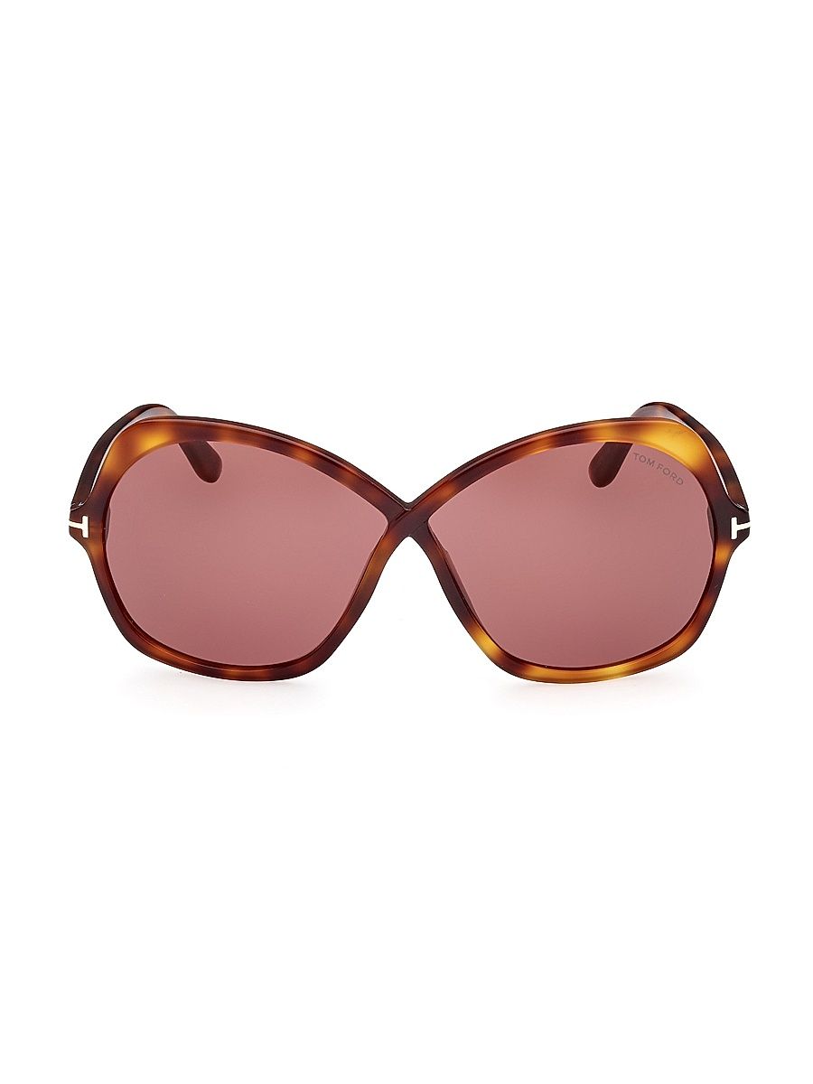 Women's Rosemin 64MM Butterfly Sunglasses - Violet