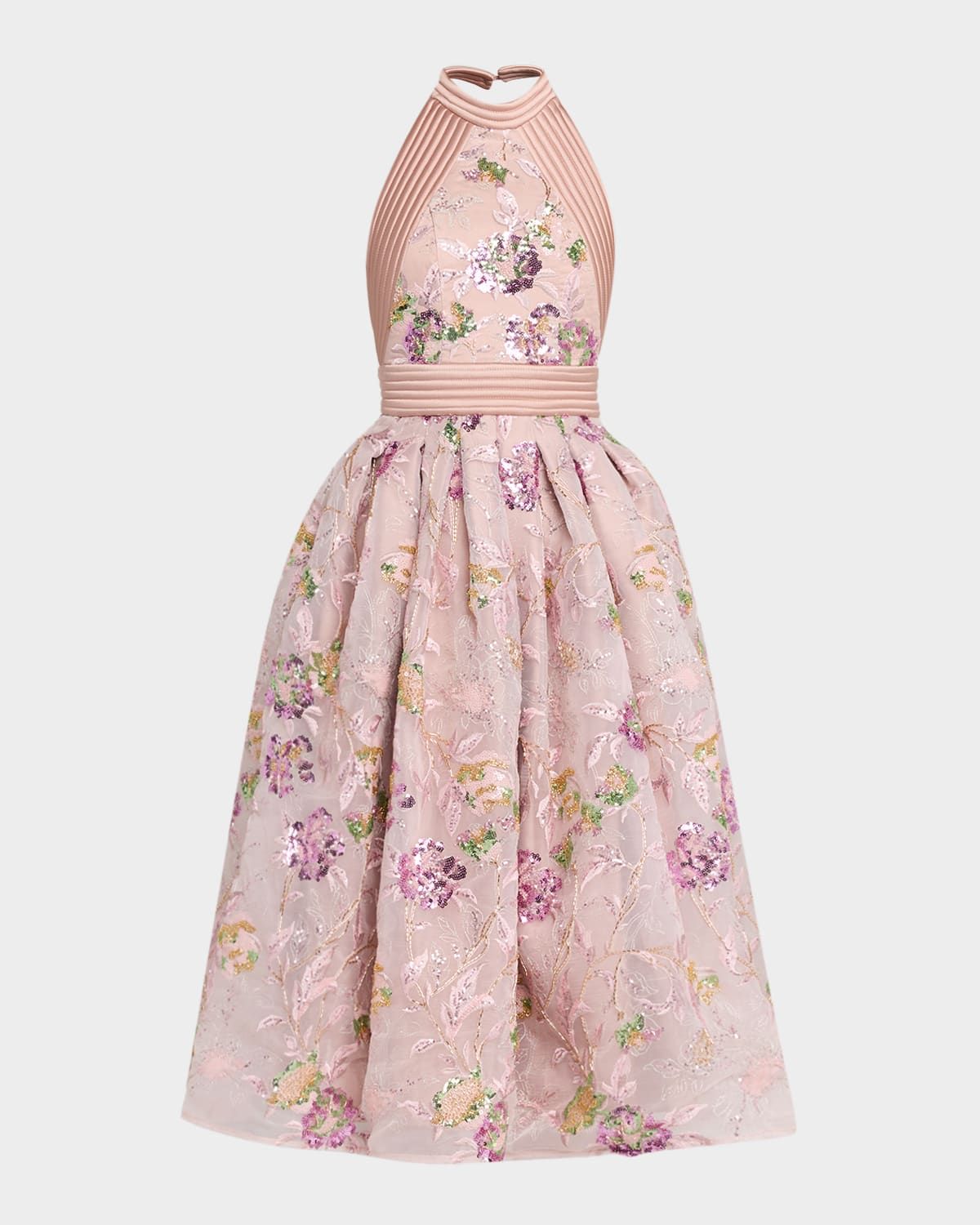 The Bertolini Floral Embellished Midi Dress