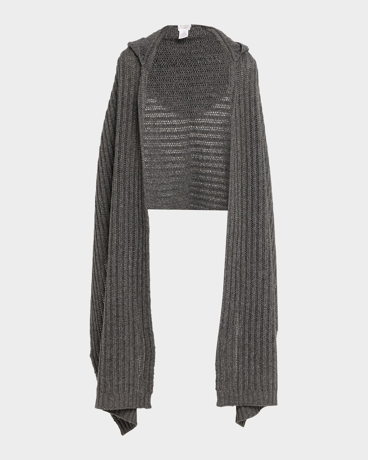 Cashmere Convertible Hooded Scarf