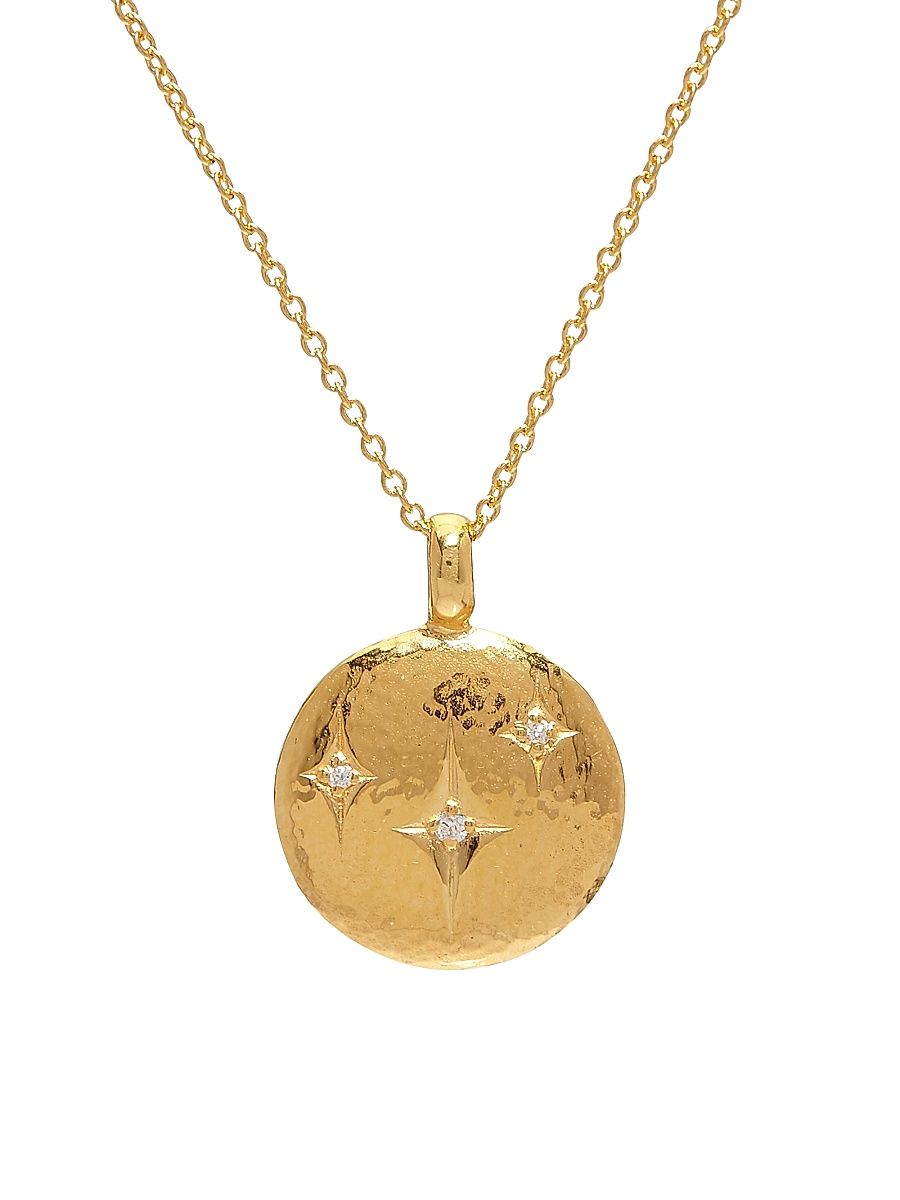 Women's Spell 22K Yellow Gold, 18K Yellow Gold & Diamond Starlight Pendant Necklace - Gold