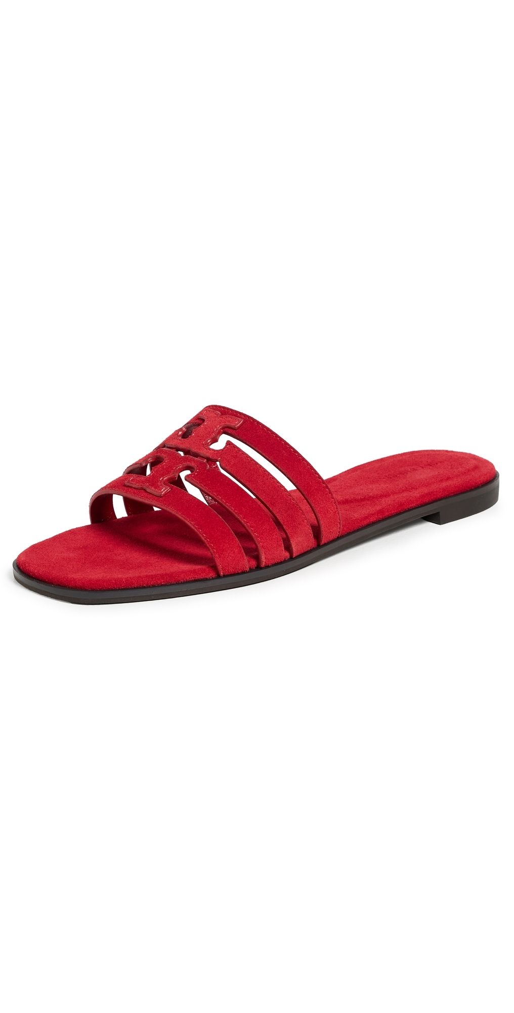 Tory Burch Ines Cage Slides Toucan Red 5