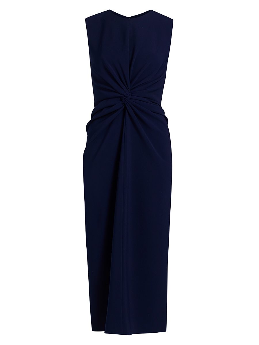 Women's Stretch Crepe Sheath Dress - Midnight - Size 12