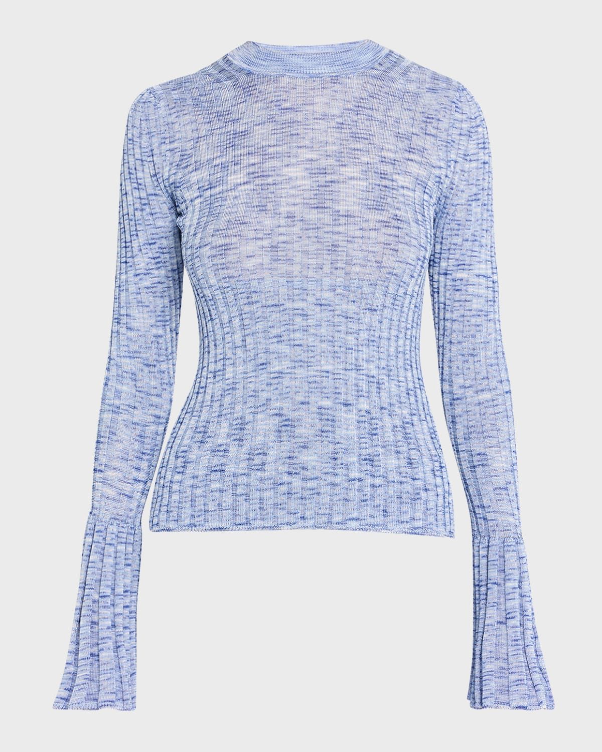 Mouline Long-Sleeve Top