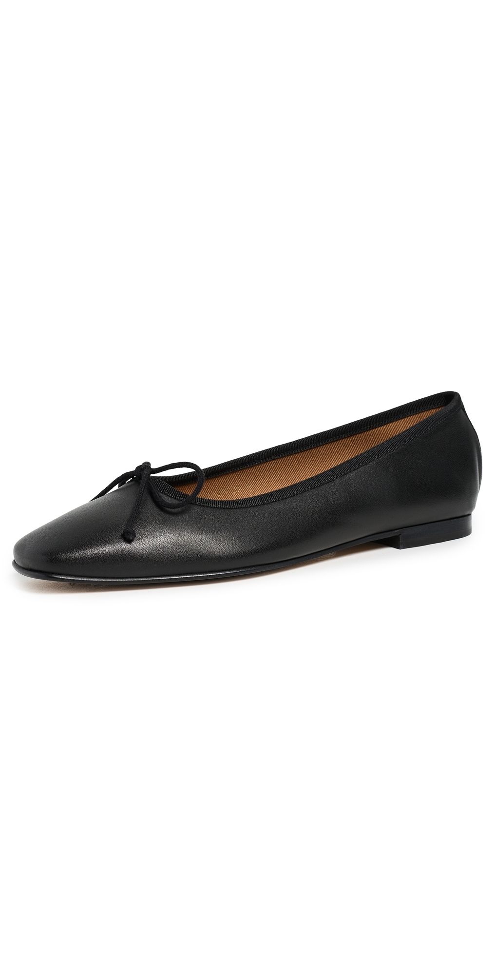 Margaux The Fonteyn Flats Black Nappa 34