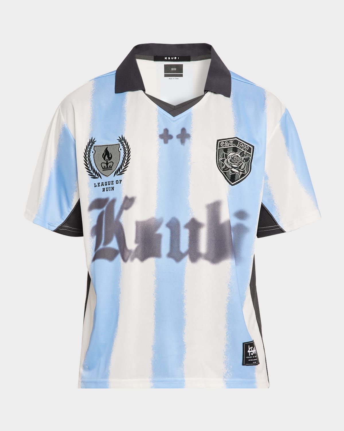 Men & apos;s Offside Duke Stripe Jersey Shirt