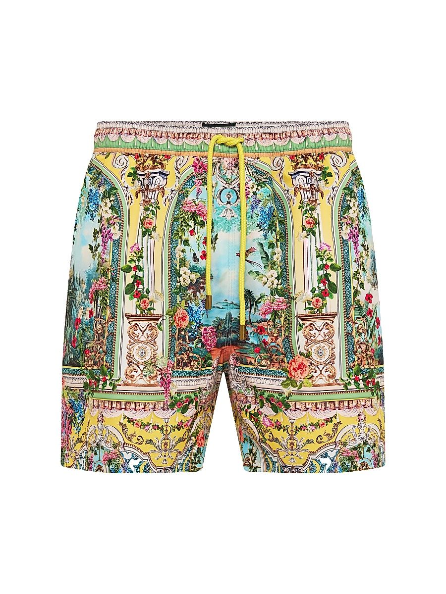Men's Tales Of Topkapi Palace Printed Board Shorts - Tales Of Topkapi Palace - Size Medium